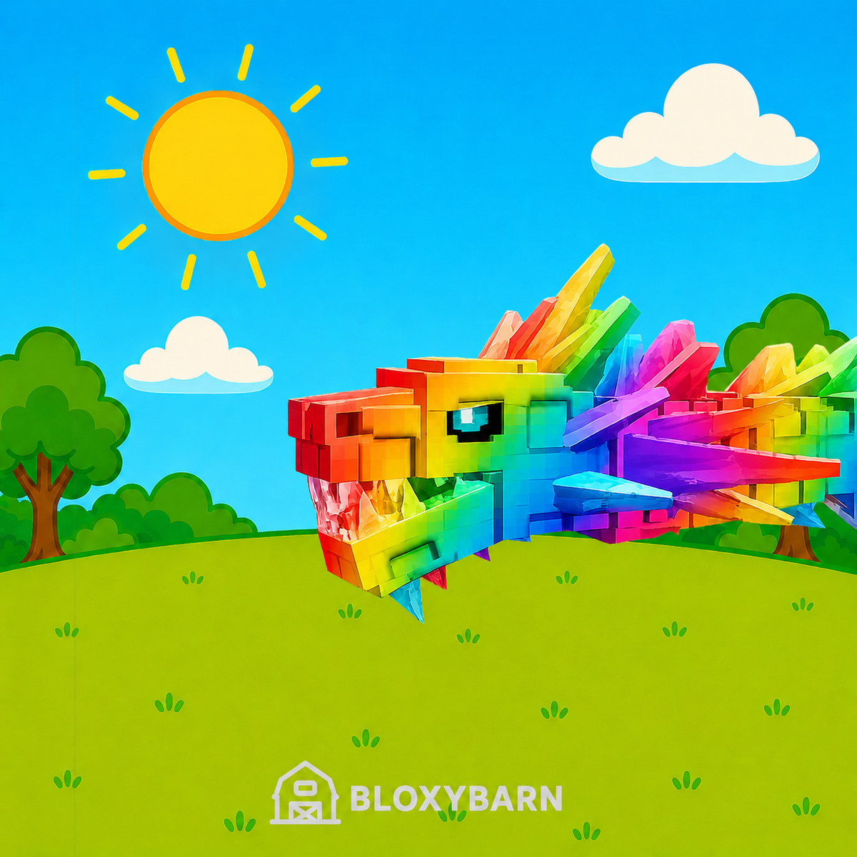 Mega Rainbow Ice Serpent