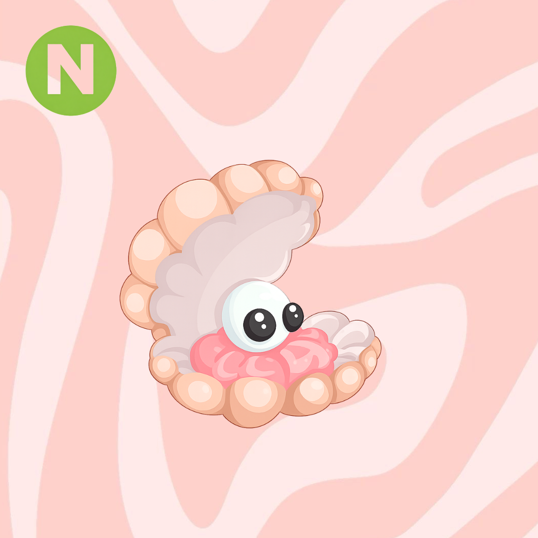 Neon Happy Clam