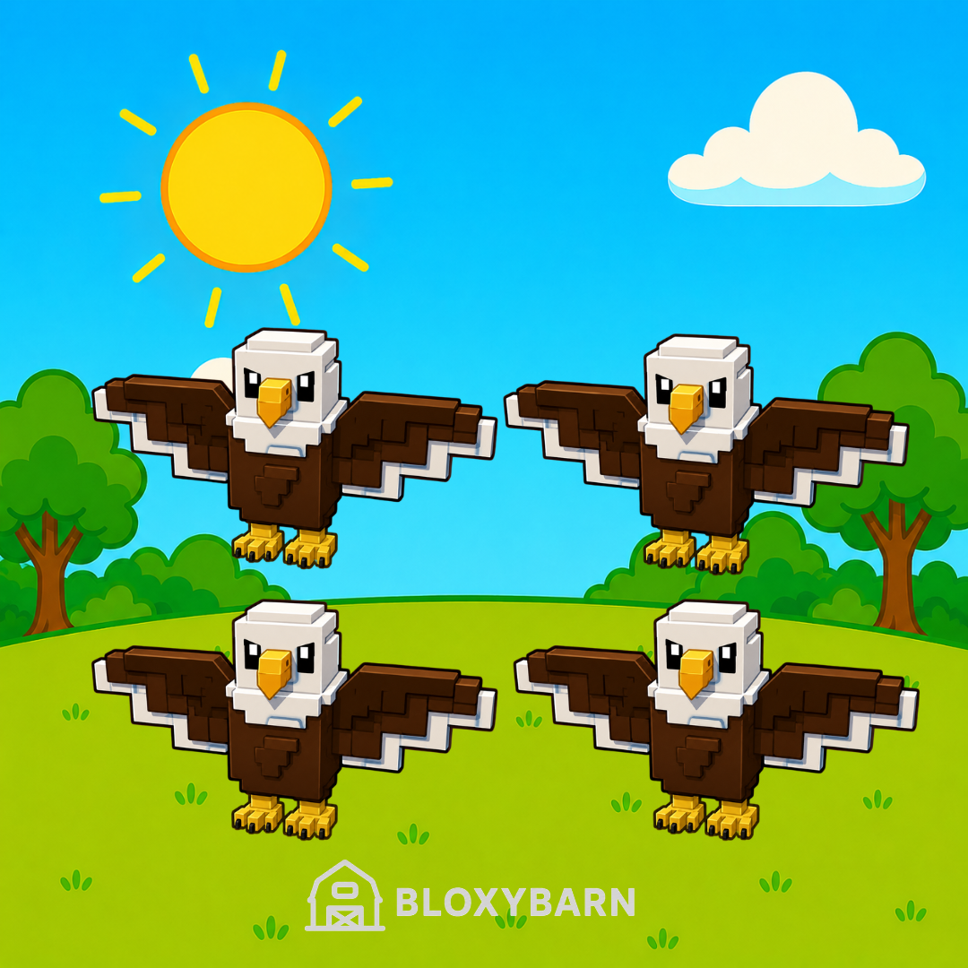 4x Bald Eagle