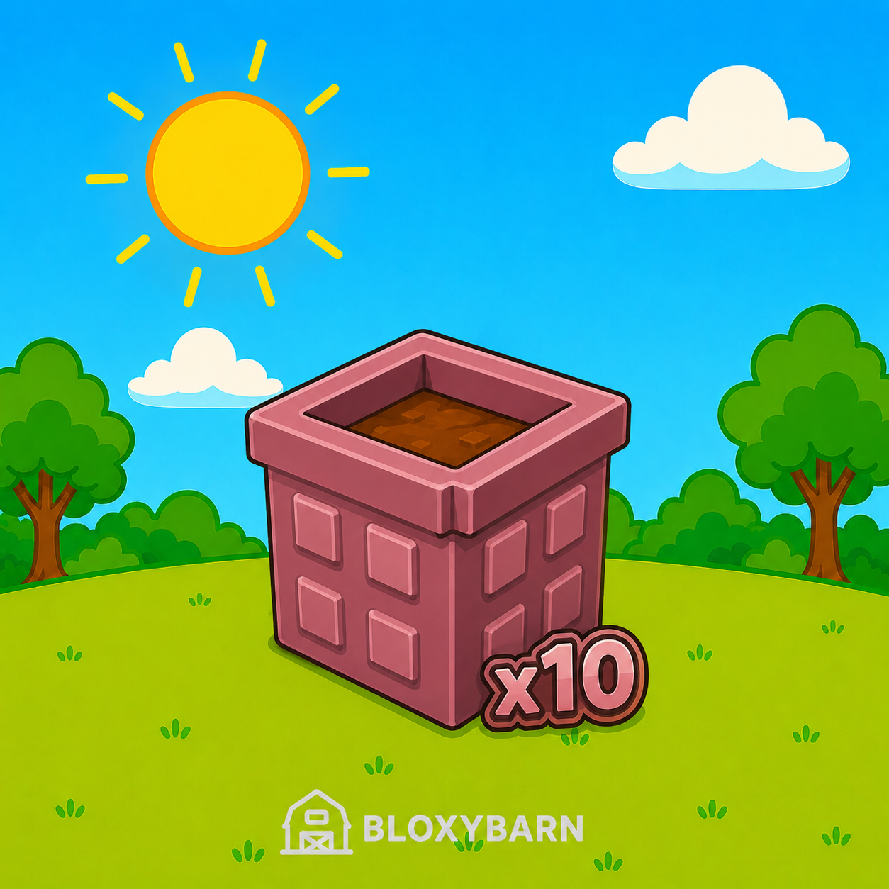 10x Pots