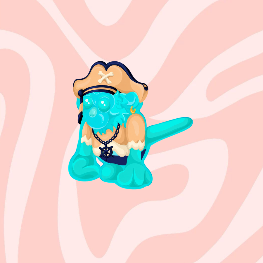 Pirate Ghost Capuchin Monkey