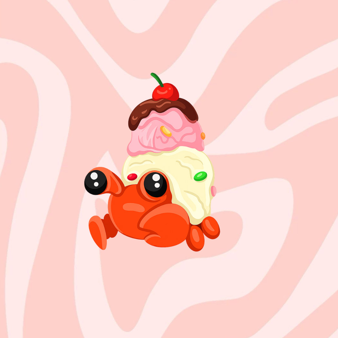 Ice Cream Hermit Crab