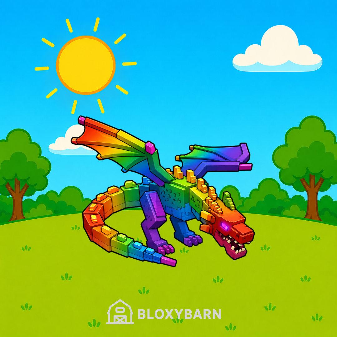 Rainbow Black Dragon